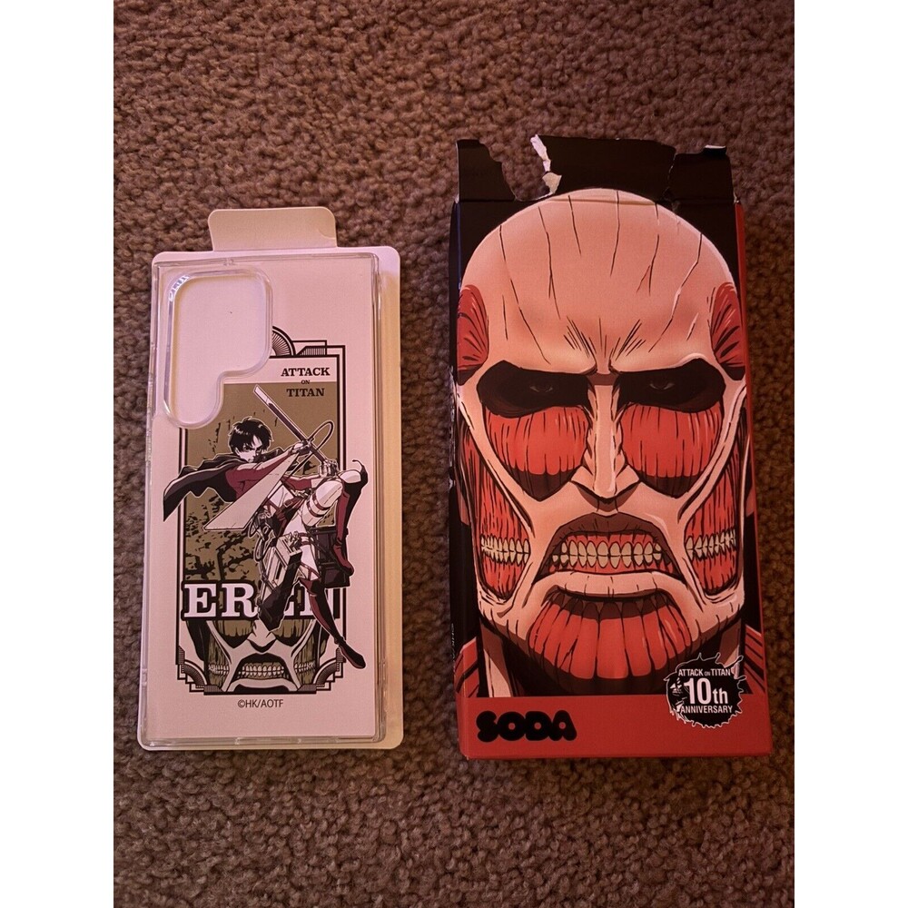 Soda Anime Attack On Titan Phone Case iPhone 14 Pro Max
